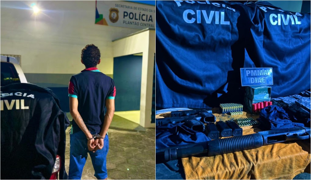Integrante do Bonde dos 40 é preso com armas de fogo e uniformes policiais