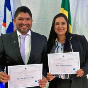 Enfermeira Kênia é reeleita presidente da Câmara Municipal de Paulino Neves para o biênio 2027–2028