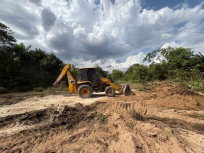 Veja Agora: Ary Menezes acompanha obras de melhoria em estradas vicinais de Nova Olinda do Maranhão