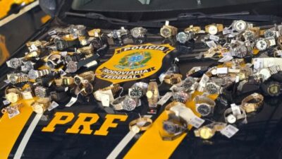 PRF recupera carga de relógios furtados durante fiscalização na BR-226 em Barra do Corda