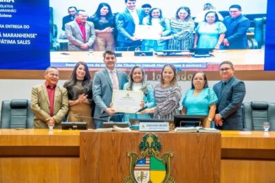 Assembleia entrega Título de Cidadã Maranhense à enfermeira Fátima Sales