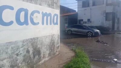 Esgoto estourado e buracos revoltam moradores de São Luís