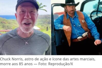 Chuck Norris, astro de ação e ícone das artes marciais, morre aos 86 anos