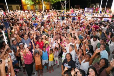 Fred Campos entrega mais uma rua e a 15ª praça da sua gestão em Paço do Lumiar