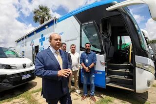 Ibaneis Rocha realizou a entrega de 56 novos veículos para a área da Saúde, resultado de um investimento de R$ 28 milhões.