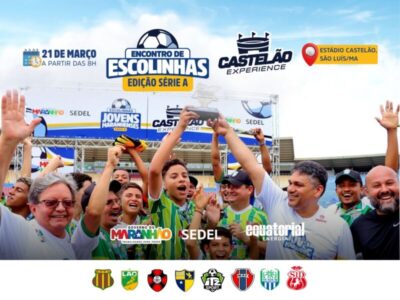 SEDEL realiza encontro das escolinhas da Série A do Campeonato Maranhense no Estádio Castelão