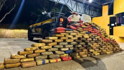 PRF apreende mais de 420 kg de entorpecentes em Alto Alegre do Maranhão