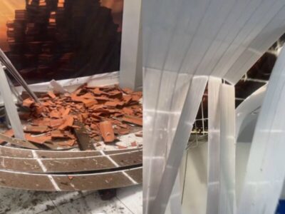 Telhado de escola municipal desaba por falta de manutenção e aumenta pressão sobre gestão Braide