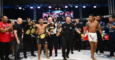 Maranhense Tiago Pereira brilha no Jungle Fight 143 e mantém invencibilidade