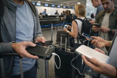 Segurança aérea endurece regras para baterias portáteis