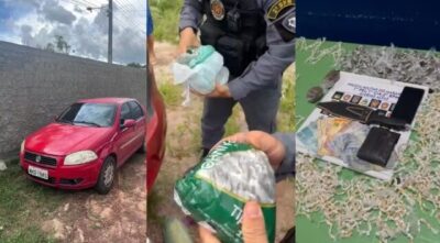 Condutor de carro-lotação é preso após ser flagrado transportando drogas na MA-349, zona rural de Caxias