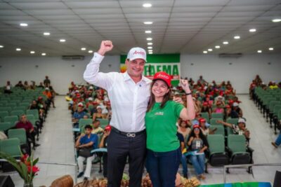 Weverton participa da homologação da pré-candidatura de Angela Silva à Assembleia Legislativa no Conselho Deliberativo da Fetaema