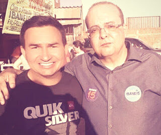 Germano Guedes relembra registro de 2018 ao lado de Ibaneis Rocha, hoje governador reeleito do DF