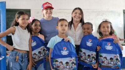 Prefeita Luciana reforça investimentos na educação com entrega de kits escolares e melhorias nas escolas de Buriti Bravo