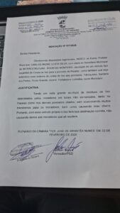 Pinheiro – Indicação do vereador Jaelson é atendida e Paraíso recebe caçamba para coleta de lixo