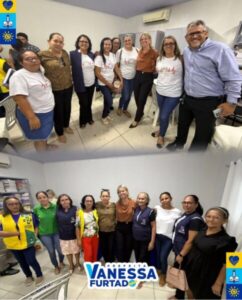 Em Reunião com os Agentes Comunitários de Saúde, Prefeita Vanessa Furtado Garante Incentivos e Benefícios aos Profissionais