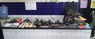 Operação prende nove suspeitos e apreende armas, drogas e munições em São João Batista
