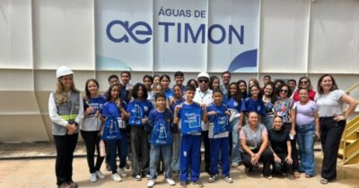 Semana da Água: alunos de Timon participam de visita à ETA e aprendem sobre tratamento e preservação