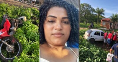 Carro bate em moto na MA-014 e mata mulher que seguia para o trabalho na manhã de Carnaval