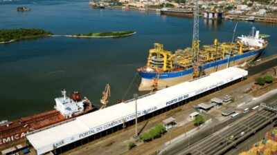 Portos brasileiros movimentaram 104 milhões de toneladas em janeiro