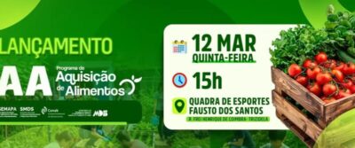 Codó recebe lançamento do PAA 2026 com entrega de 700 cestas verdes da agricultura familiar