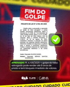 OAB/MA celebra aprovação de projeto que combate golpe do falso advogado