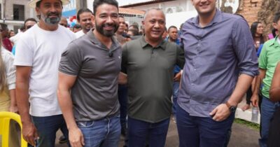 Prefeito Preto acompanha agenda do secretário Orleans Brandão em Peritoró