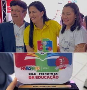 Educação de Bacurituba avança e gestão de Letícia de Sibá volta a conquistar Selo Ouro Prefeita da Educação da Seduc