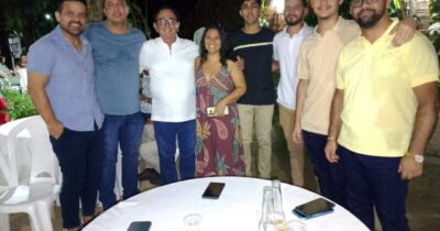 Hemetério Weba participa de confraternização organizada pela ex-vereadora Beth