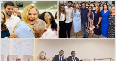 Prefeita Maura Jorge participa de grande culto em comemoração aos 73 anos de Lago da Pedra