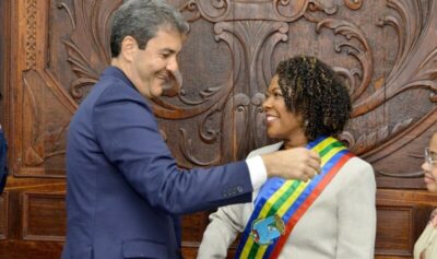 Braide renuncia e Esmênia é empossada Prefeita de São Luís