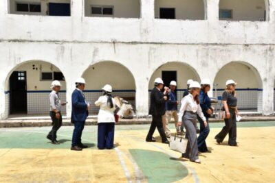 MPMA vistoria obras em escolas do Centro