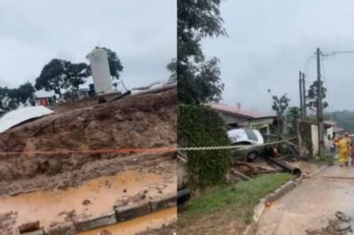 Rompimento de reservatório da Sabesp deixa sete feridos e um desaparecido em SP