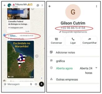 Milícia digital usa telefone do criminoso Gilbson Cutrim para espalhar fake news feita por IA nas redes sociais do MA