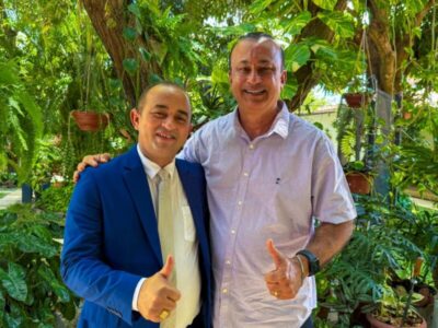 Deputado Aluízio Santos se reúne com Marcus Brandão e planejam ações para o Baixo Parnaíba