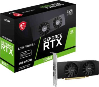 RTX 3050 Low Profile com desconto: modelo fino com 6GB de memória de vídeo