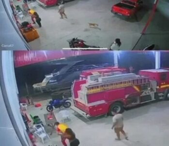 Bombeiros socorrem criança de 1 ano e 6 meses após sofrer convulsão