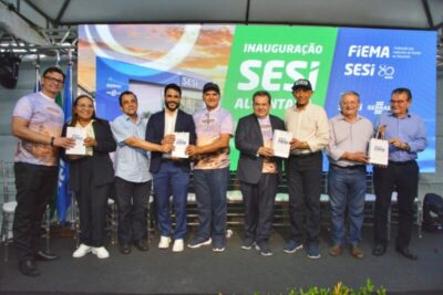 SESI entrega unidade de saúde e educação em Alcântara