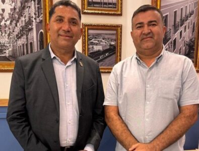 Afrânio do Leó se reúne com presidente da UVCM em São Luís e reforça compromisso com Paulo Ramos