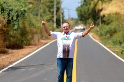 Governador Carlos Brandão entrega estrada de Santana em São João Batista