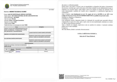 Derrotado nas urnas, irmão de dois Desembargadores tenta tomar mandato de prefeito na justiça mas perde ação eleitoral