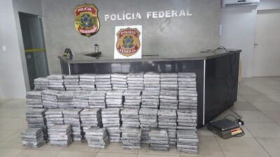 PF prende cinco pessoas e apreende meia tonelada de cocaína em São Luís