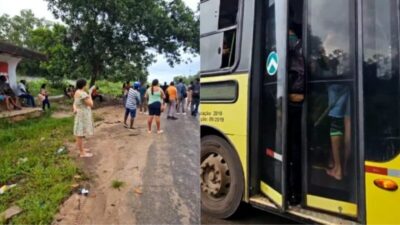 Falta de ônibus obriga moradores da Vila Itamar a caminhar até a BR-135