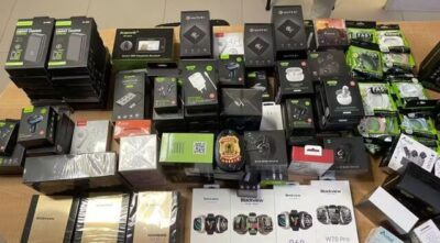 Medicamentos e eletrônicos irregulares são apreendidos durante fiscalização no Aeroporto de São Luís