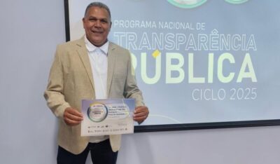 Prefeito de Lago dos Rodrigues recebe Selo Prata de Transparência Pública 2025 concedido pelo TCU e TCE-MA