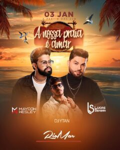 São Luís vive Réveillon inesquecível no Rio Mar e segue em clima de festa com grandes shows hoje