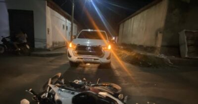 Acidente é registrado no centro de Itapecuru-Mirim