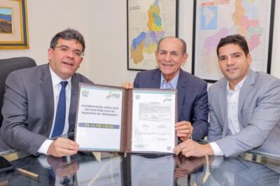 Teresina recebe mais de R$ 14 milhões para pavimentação asfáltica de mais de 30 ruas e avenidas