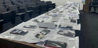 Polícia recupera 150 celulares em dois dias e devolverá aos donos