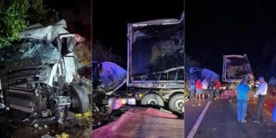 Motorista tem pernas amputadas em colisão entre carretas na BR-010, em Imperatriz